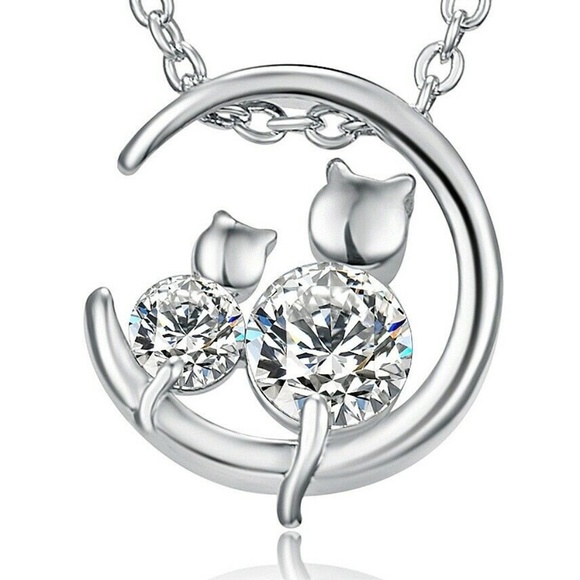 Cute Cat Couple Pendent - Picture 2 of 3